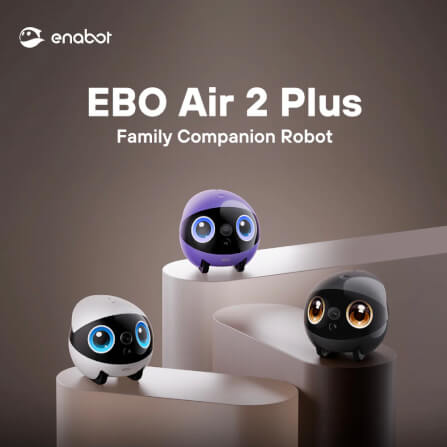กล้องวงจรปิดหุ่นยนต์ ENABOT EBO AIR 2 PLUS สีม่วง_1